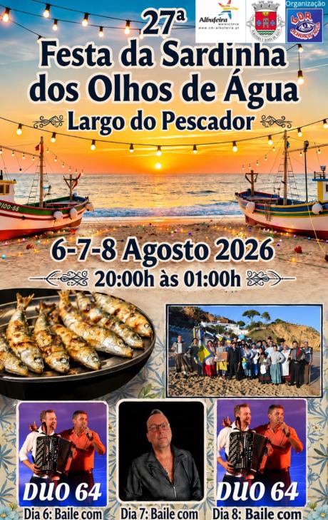Cartaz - 27ª Festa da Sardinha de Olhos de Água
