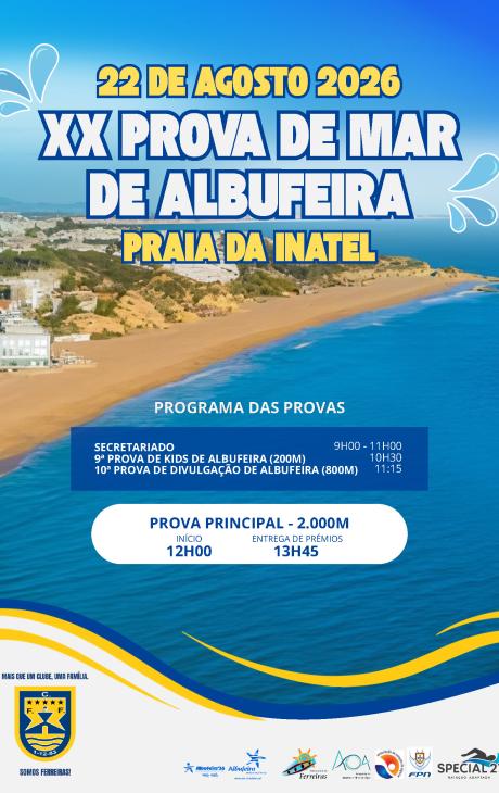 Cartaz - XX Prova de Mar de Albufeira