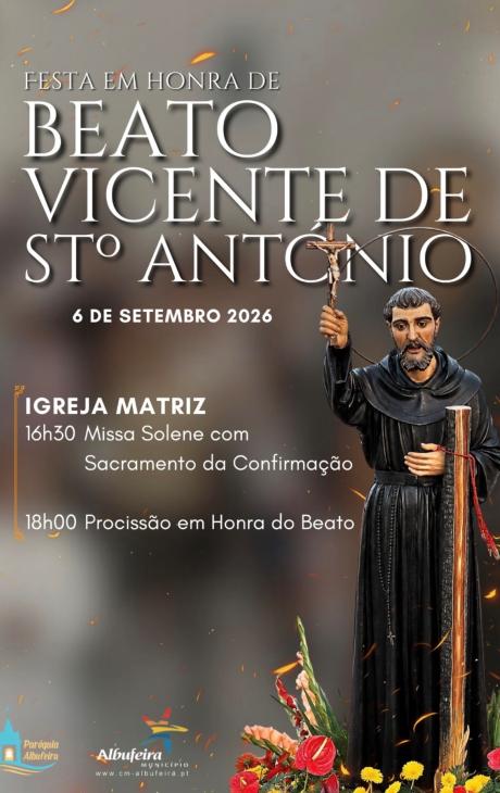 Cartaz Festa em Honra do Beato Vicente de Santo António