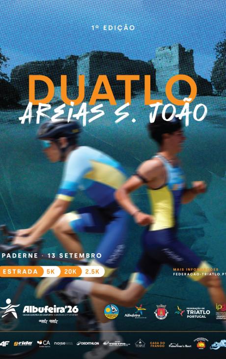 Cartaz 1º Duatlo Areias S. João