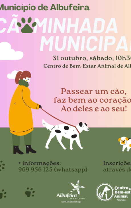 Cãominhada Municipal - 31 de outubro de 2026