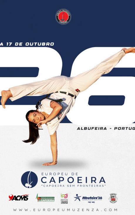 Cartaz - Campeonato Europeu de Capoeira MUZENZA 2026