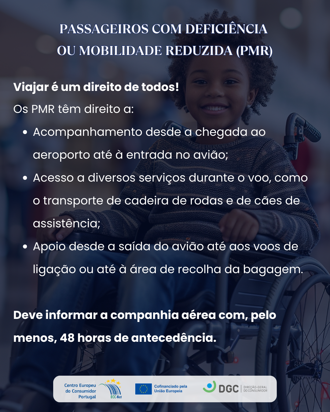 Passageiros com deficiência ou mobilidade reduzida