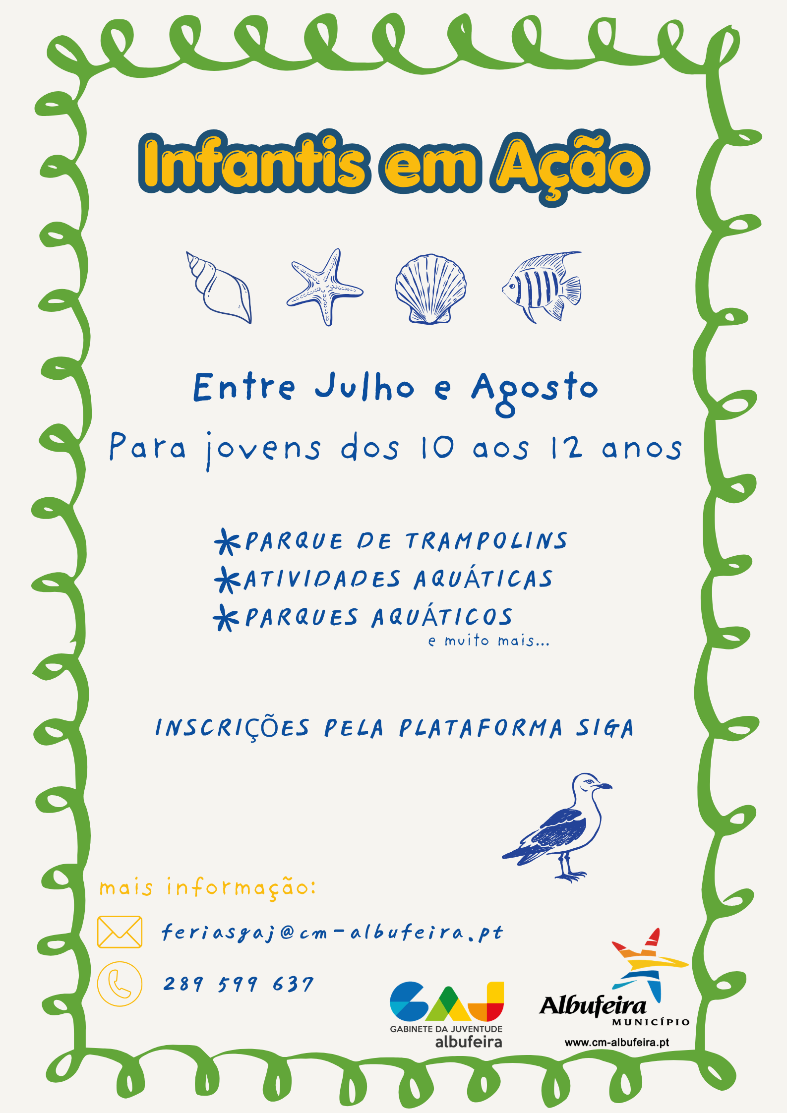 Cartaz Infantis em Ação 2026