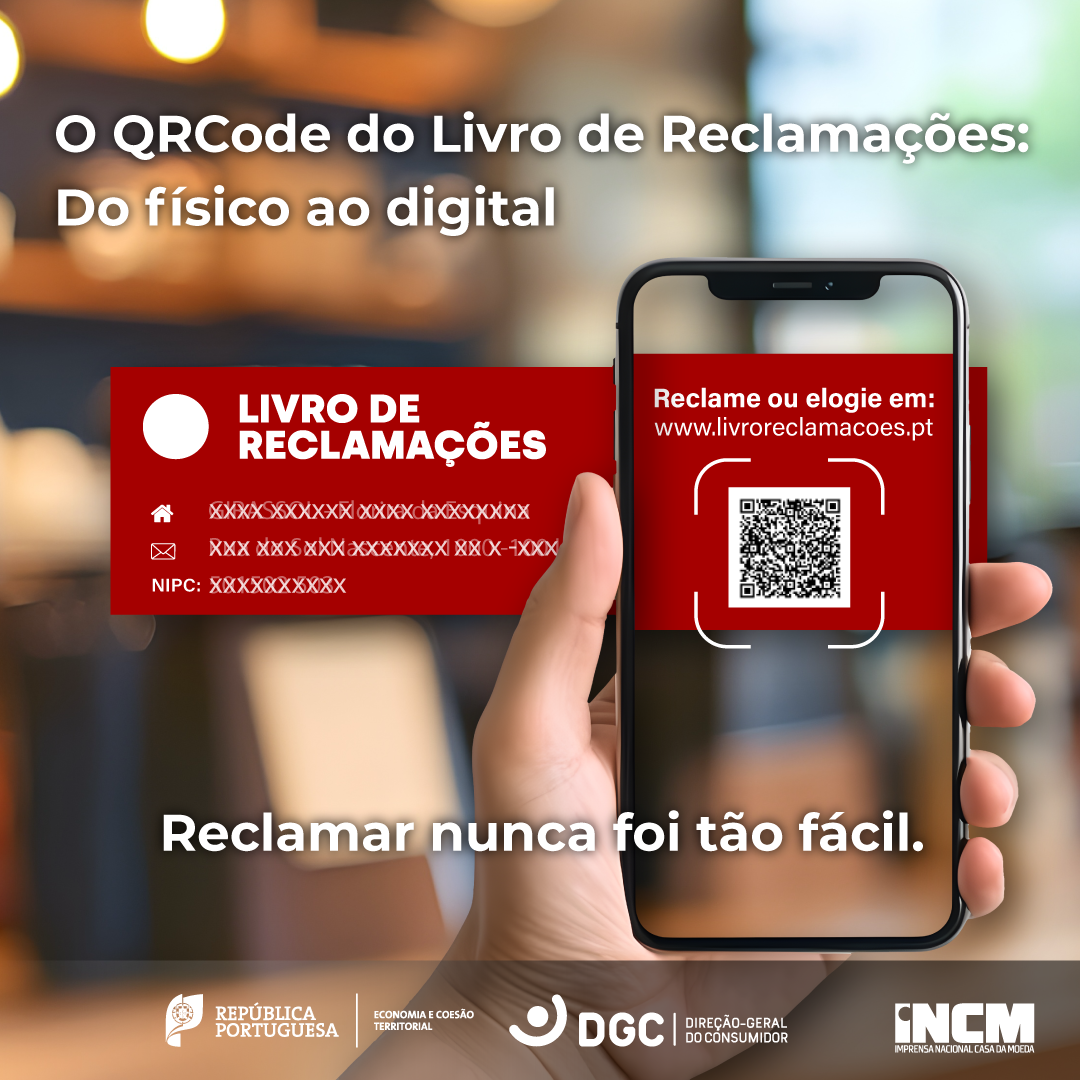 QR code livro de reclamações
