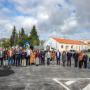 Inauguração de nova rotunda na Guia