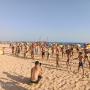 fitness na praia