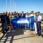 PRIMEIRA BANDEIRA AZUL DO ALGARVE  HASTEADA EM ALBUFEIRA