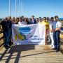 PRIMEIRA BANDEIRA AZUL DO ALGARVE  HASTEADA EM ALBUFEIRA