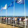 PRIMEIRA BANDEIRA AZUL DO ALGARVE  HASTEADA EM ALBUFEIRA
