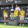 Pódio da 2.ª etapa da Volta a Portugal em bicicleta