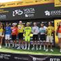 Pódio da 2.ª etapa da Volta a Portugal em bicicleta
