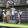 Pódio da 2.ª etapa da Volta a Portugal em bicicleta