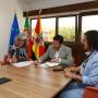 O presidente da Câmara Municipal de Albufeira, Rui Cristina, a diretora executiva do Centro Ciência Viva do Algarve, Cristina Veiga-Pires, a vereadora da Câmara Municipal de Albufeira, Maria Cristina Corado